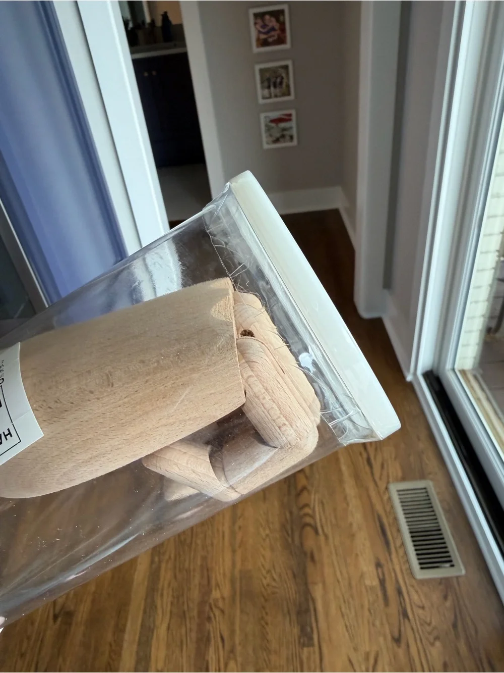IKEA HANDSKALAD natural Wooden Artist Mannequin Hand Home Accent beech new